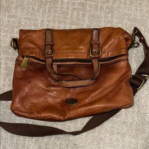 Brown Leather Men's Bag